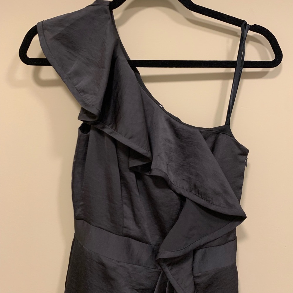 BCBGeneration Ruffle One Shoulder Mini Dress - Picture 2 of 8